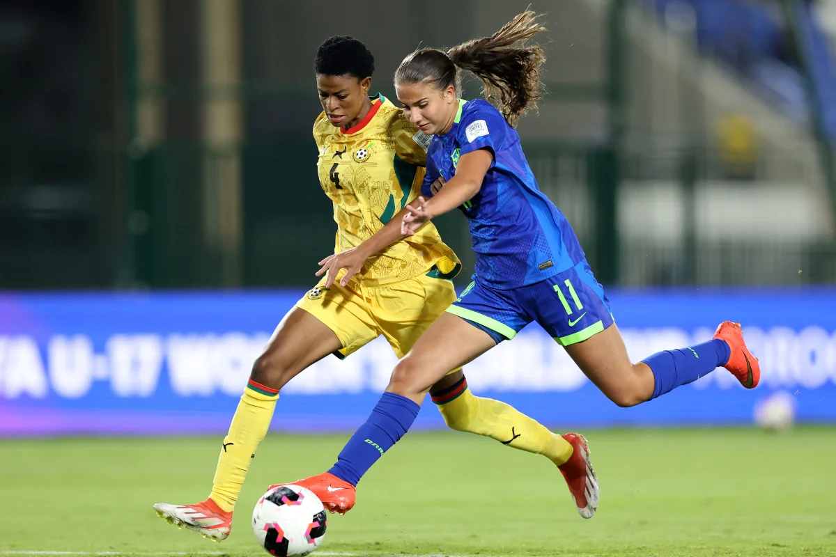 Brasil empata com Gana por 3 a 3 na Copa do Mundo Feminina Sub-17