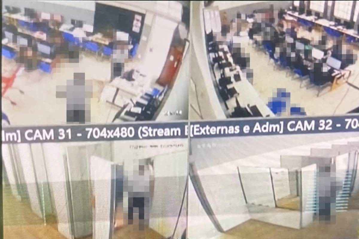 Alunos protestam após descoberta de câmera em banheiro no Paraná