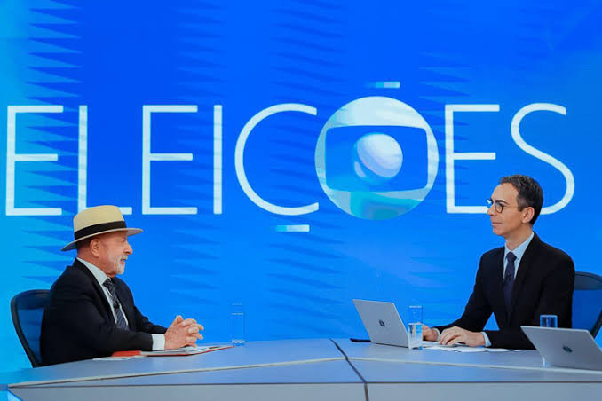 TV Globo entrevista Lula nesta quinta-feira no segundo turno
