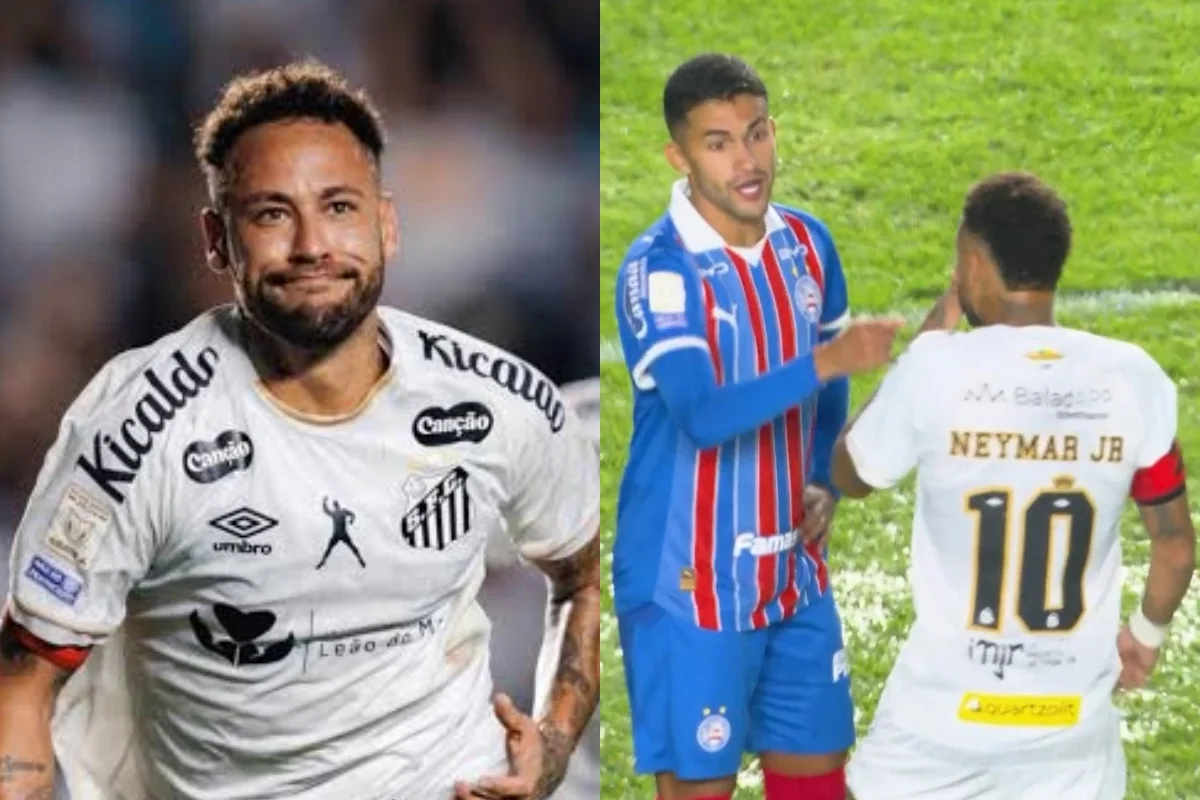 Leitura labial detalha xingamentos de Neymar em jogo contra o Bahia