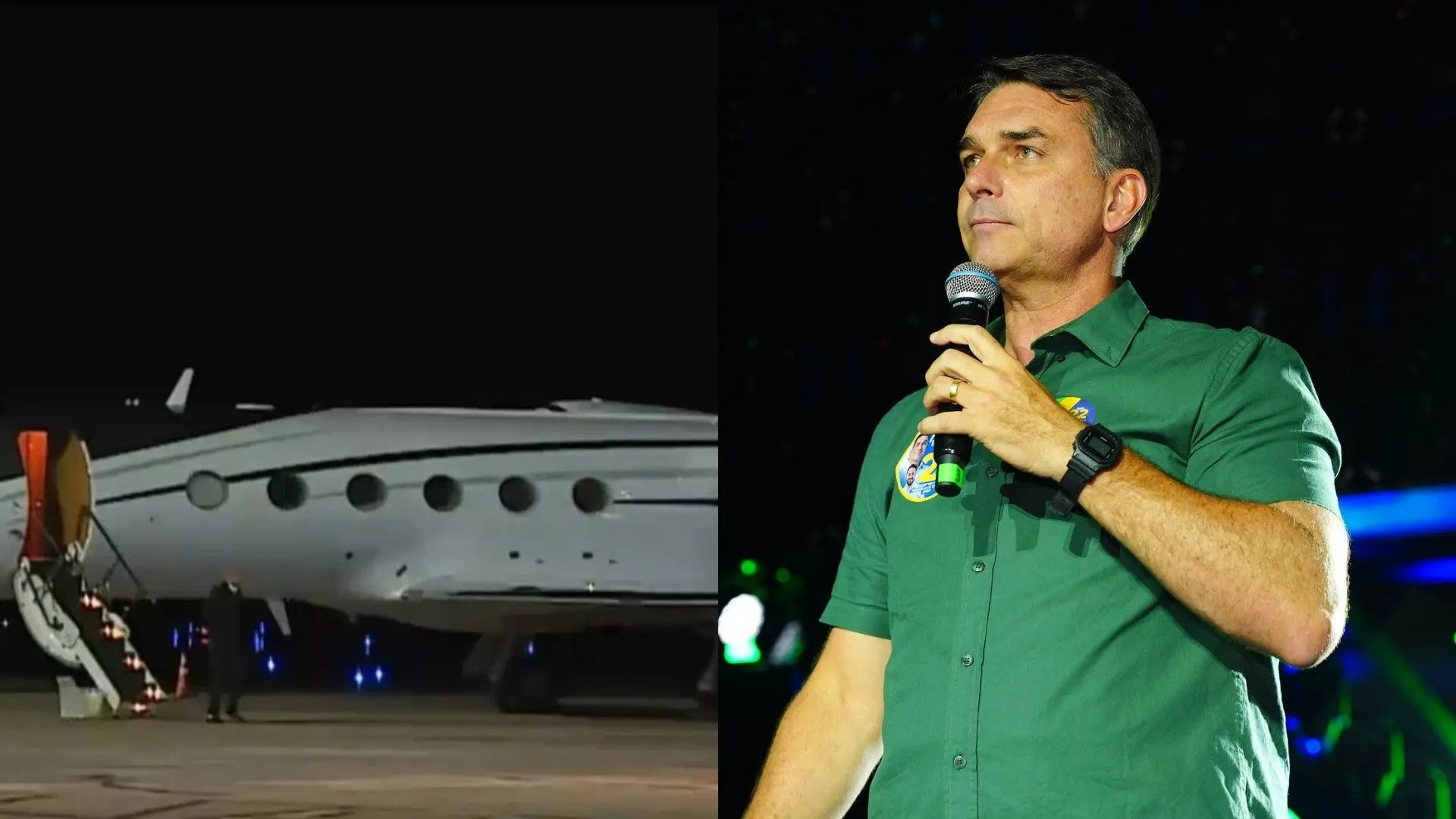 Flávio Bolsonaro chega a Miami após deixar o Brasil rumo à Argentina