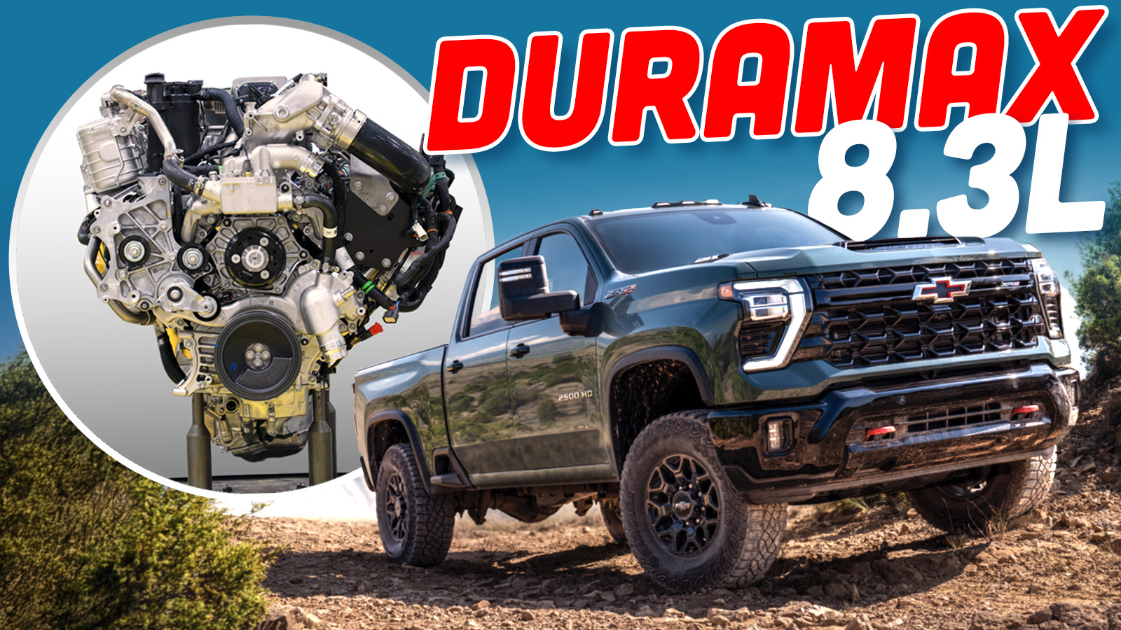 General Motors lança novo motor Duramax V8 para picapes pesadas