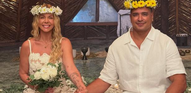 Carla Perez e Xanddy celebram Bodas de Prata com renovação de votos
