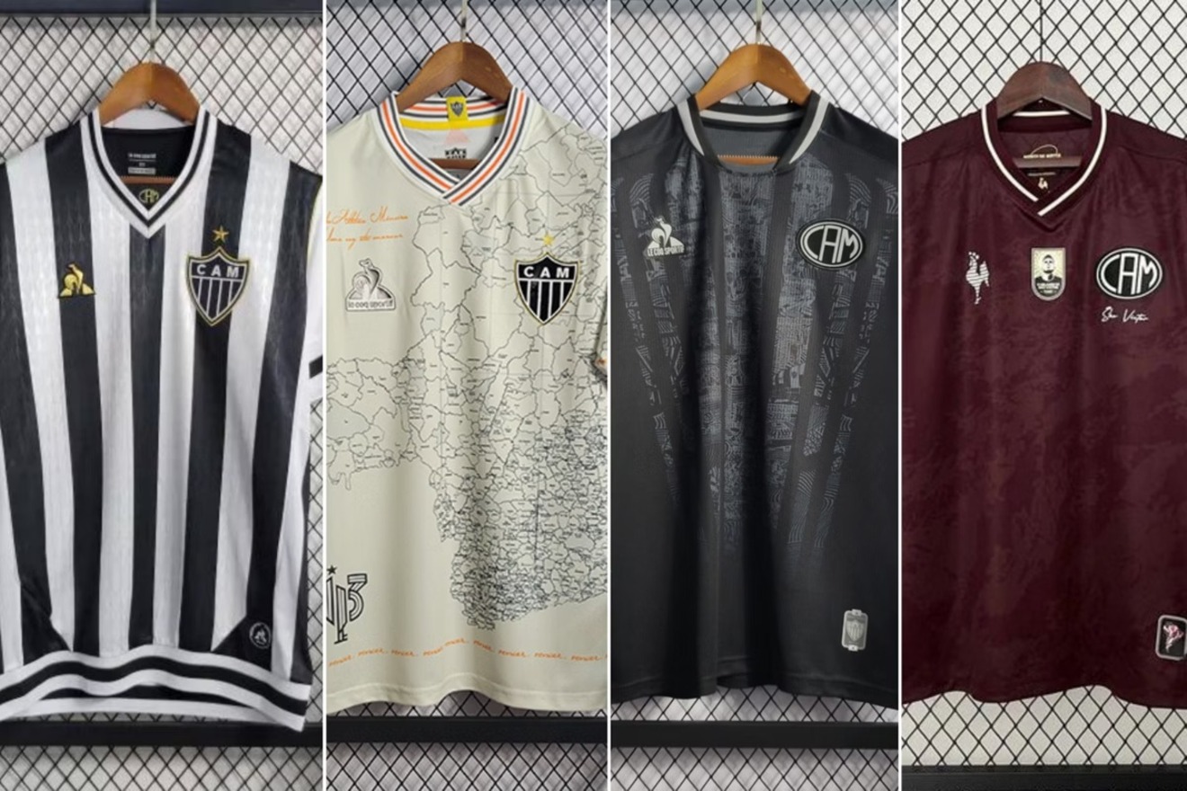 Atlético-MG divulga os três modelos finalistas do projeto Manto da Massa