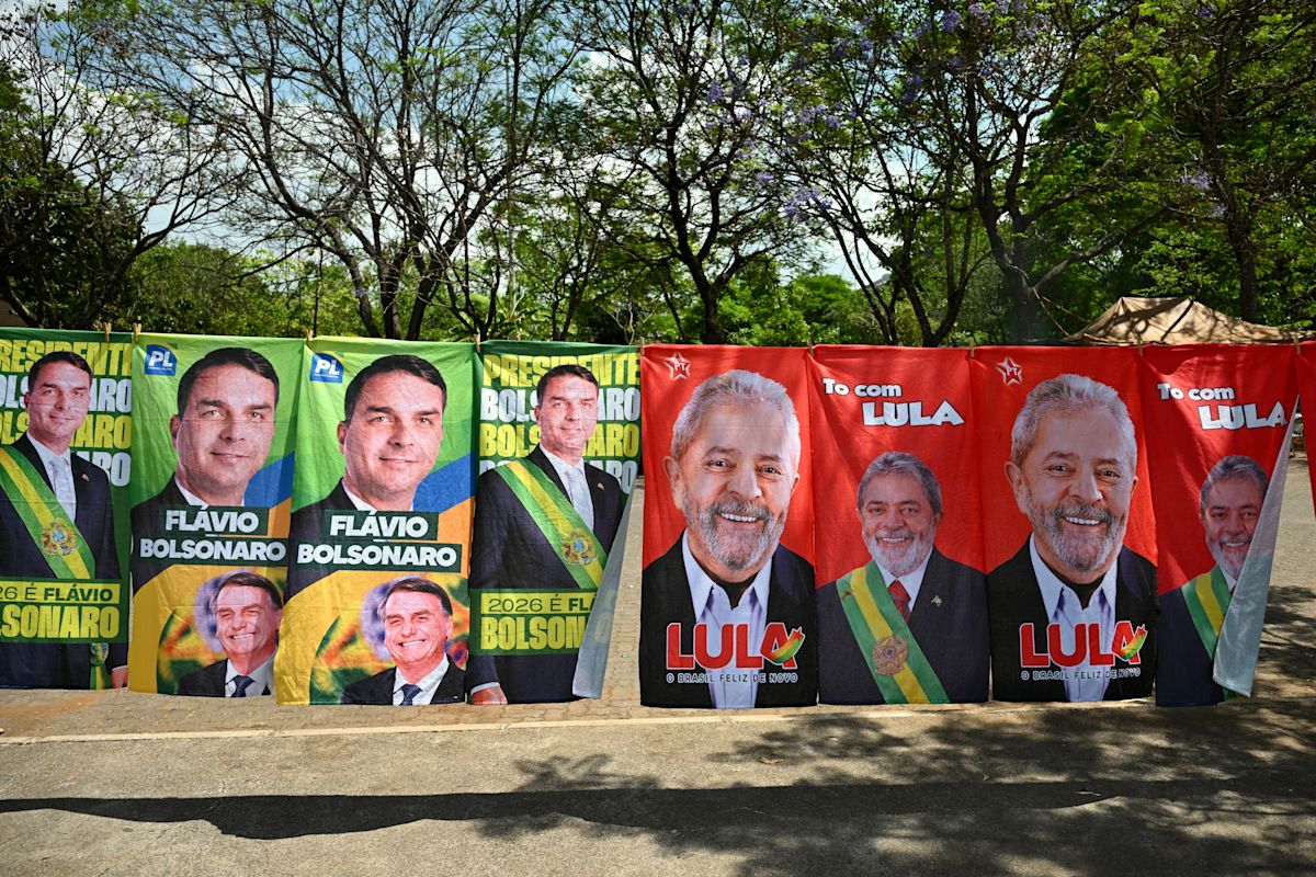 Disputa presidencial vai ao segundo turno entre Lula e Flávio Bolsonaro