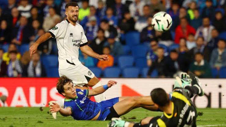 Lugano goleia o Getafe por 5 a 2 fora de casa pela Liga Conferência
