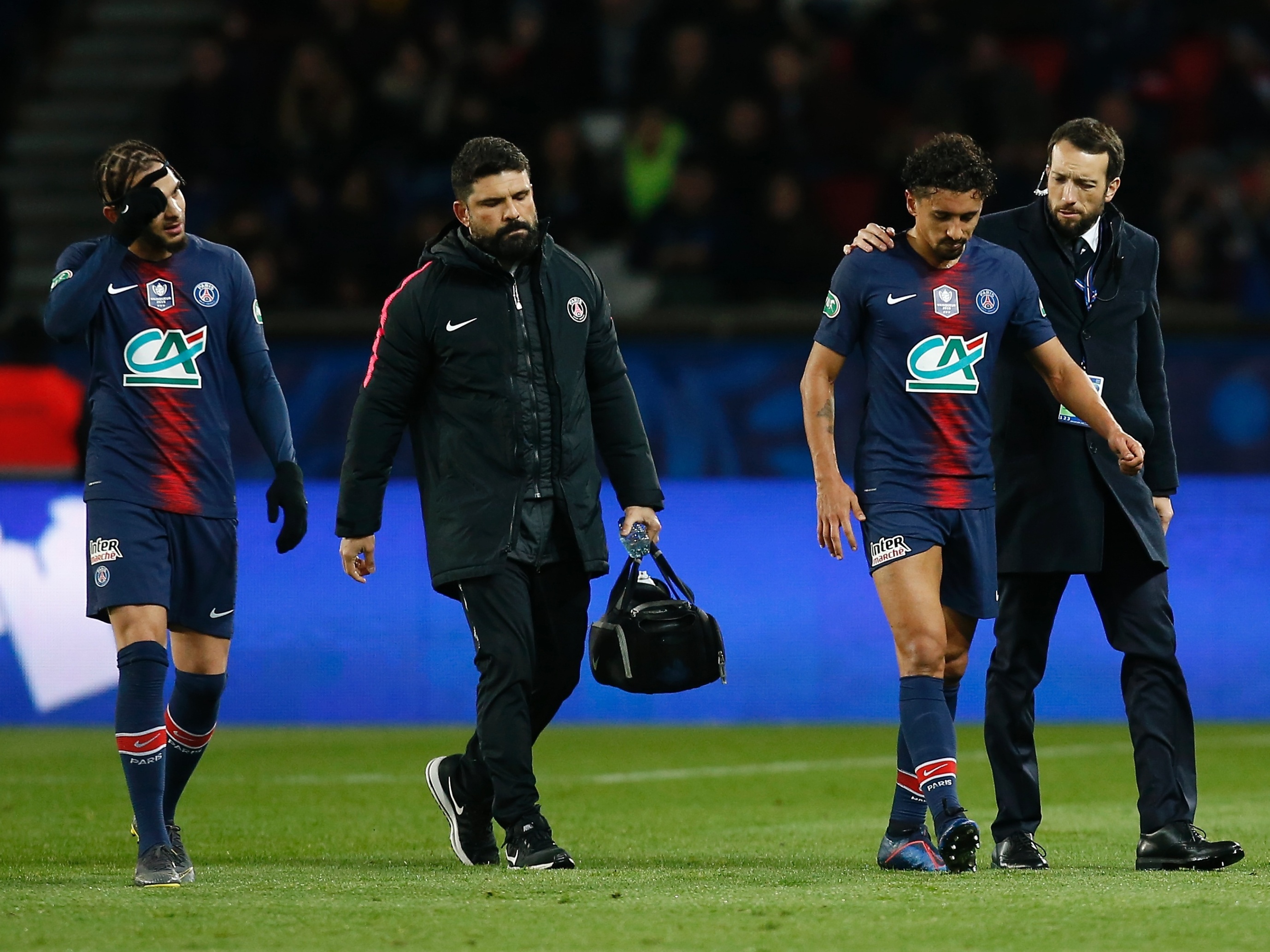 Marquinhos se lesiona no PSG e pode desfalcar a seleção brasileira
