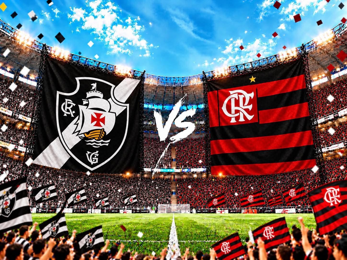 Vasco e Flamengo fazem clássico decisivo no Nilton Santos pelo Brasileirão