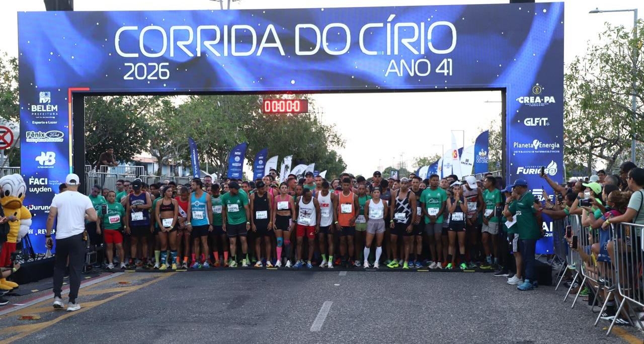 Corrida do Círio 2026 reúne milhares de atletas em Belém