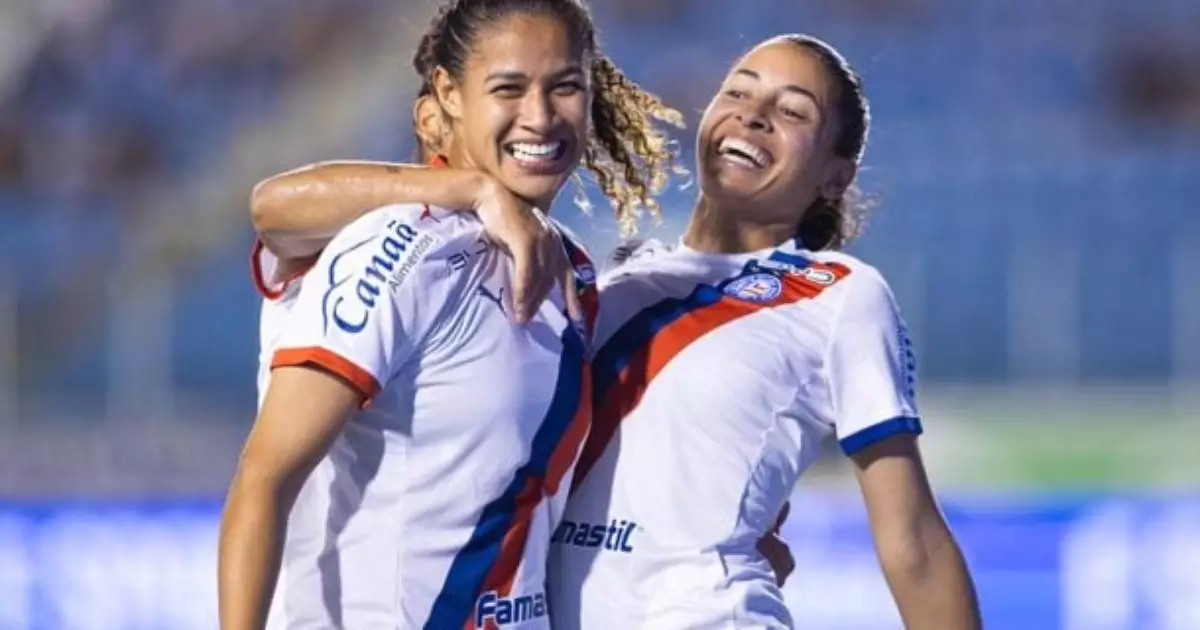 Bahia vence o São Paulo por 2 a 1 no jogo de ida da Copa do Brasil Feminina