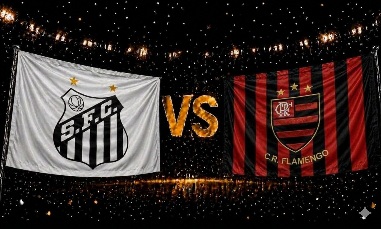 Ingressos para partida entre Santos e Flamengo estão esgotados