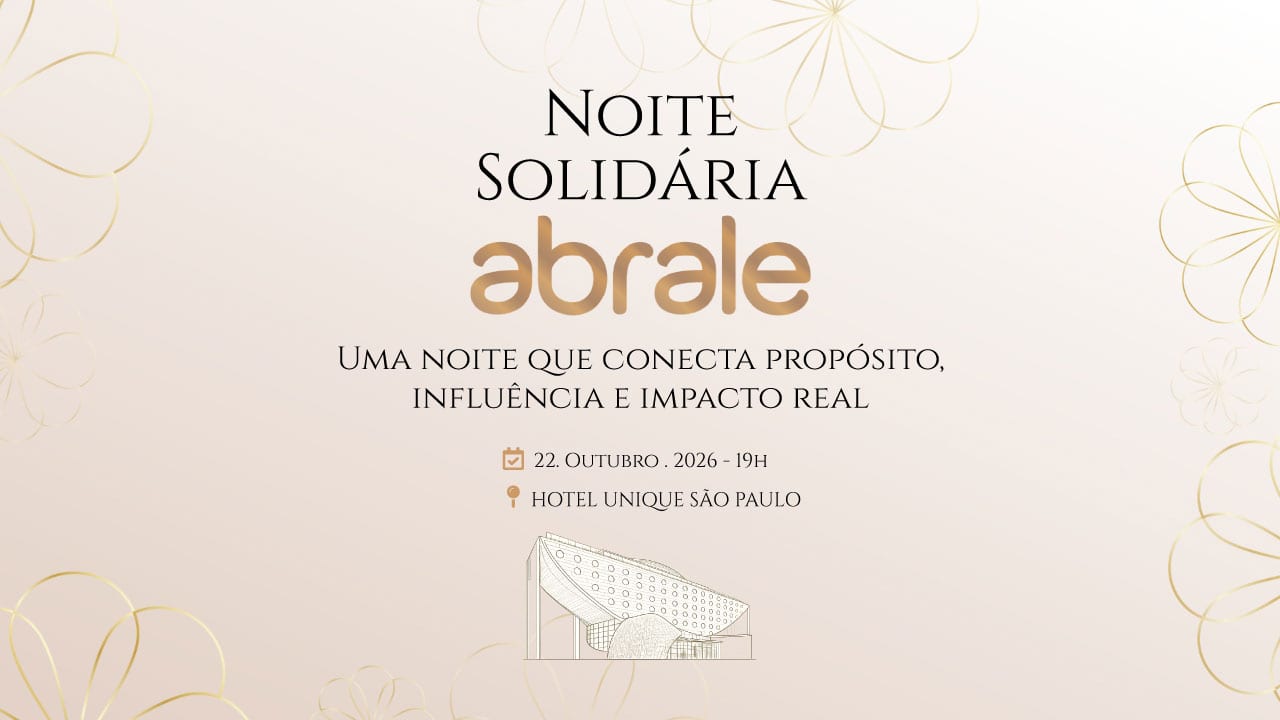 Noite solidária da Abrale reúne famosos em São Paulo