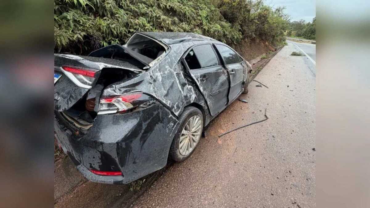 Pedro Rousseff sofre acidente de carro na Rodovia Fernão Dias