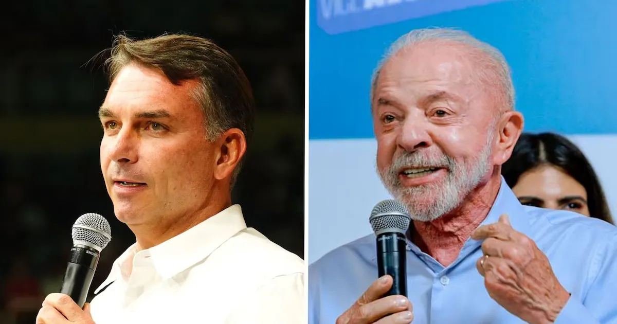 Campanha de Flávio aciona TSE e acusa Lula de disparos em massa