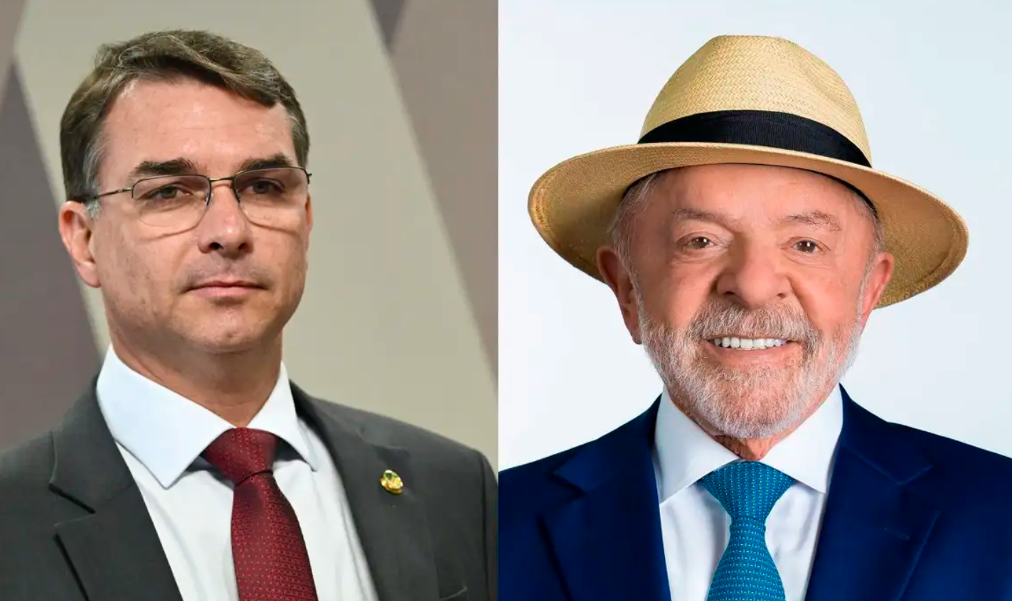 Flávio Bolsonaro e Lula disputam o segundo turno das eleições no Brasil