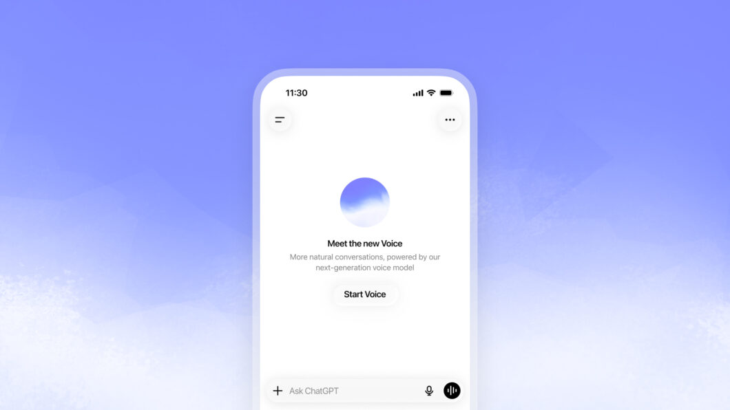 OpenAI lança atualização do modo Voz do ChatGPT com sotaques naturais