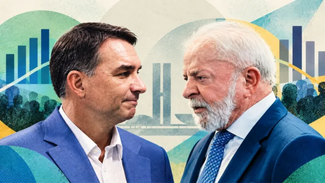 Flávio Bolsonaro lidera previsões no Polymarket para a presidência