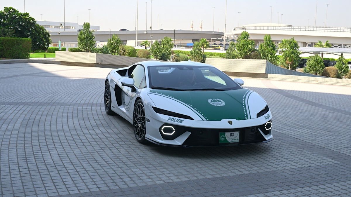 Polícia de Dubai adiciona Lamborghini Temerario à frota de luxo