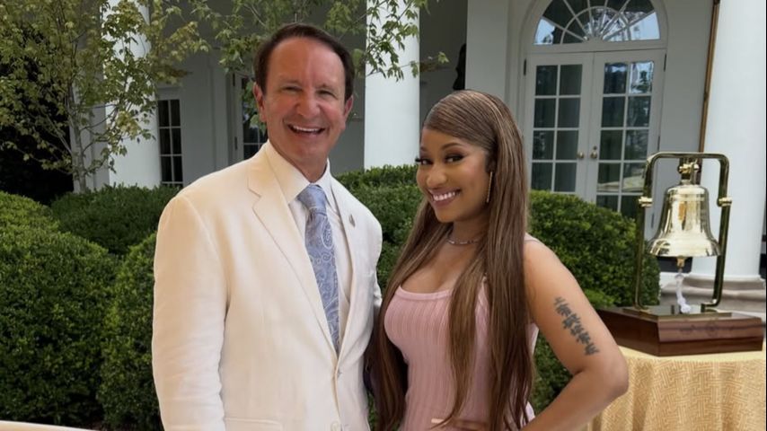 Nicki Minaj participa de evento político na Casa Branca