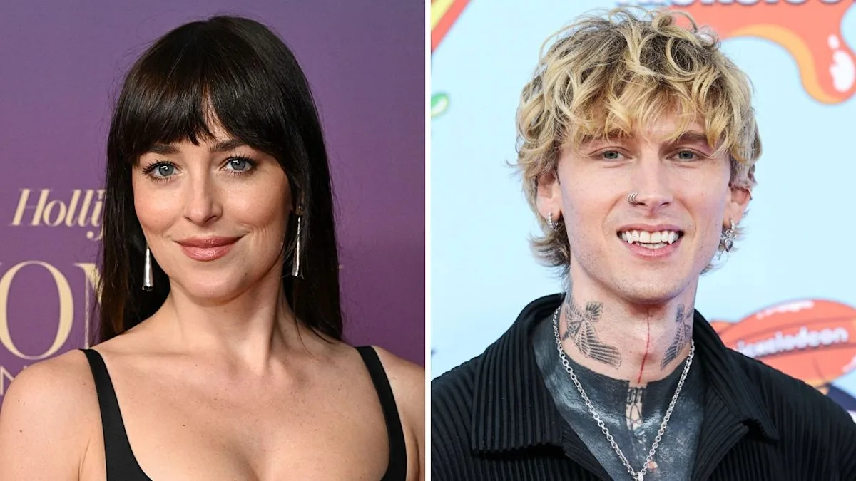 Dakota Johnson e Machine Gun Kelly são vistos juntos em Los Angeles
