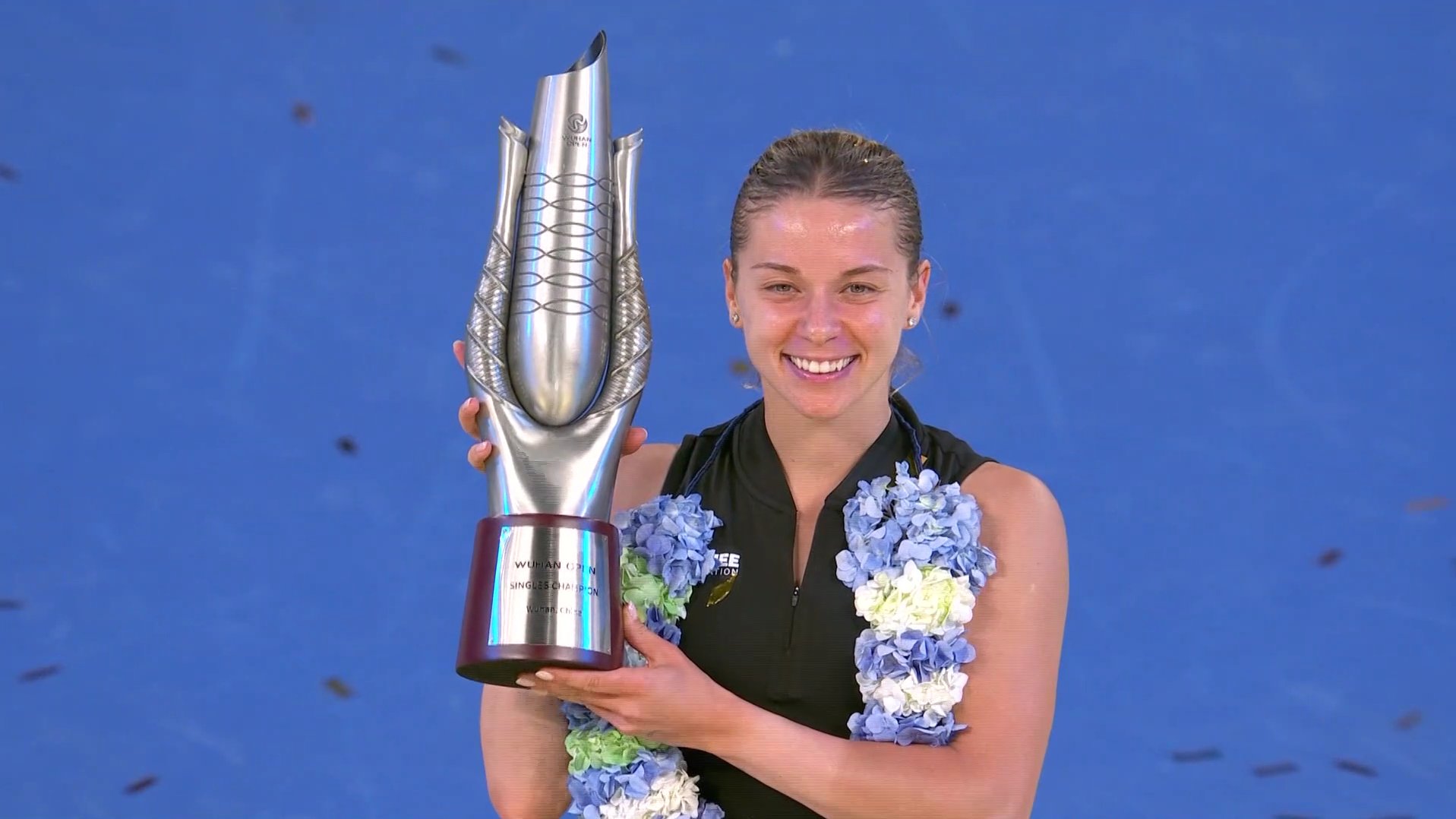 Maja Chwalinska conquista seu primeiro título no WTA 1000 de Wuhan