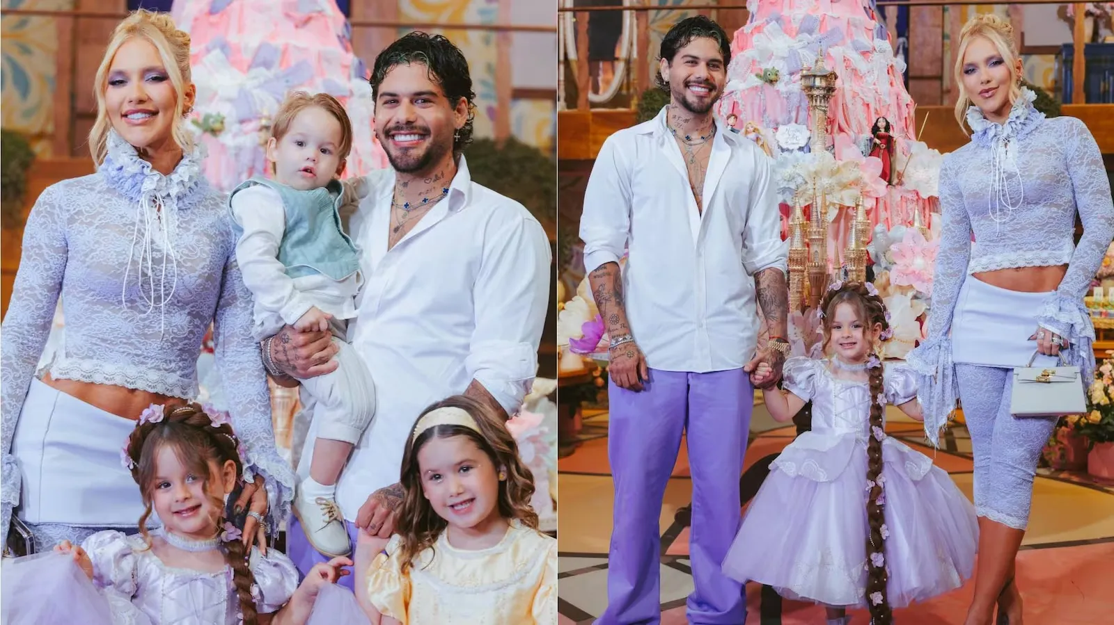 Virginia Fonseca e Zé Felipe se reúnem no aniversário de Maria Flor em Goiânia