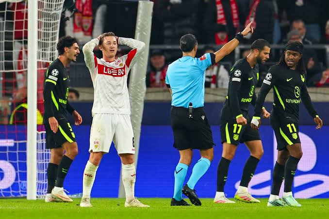 Atlético de Madrid empata com o Stuttgart pela Champions League