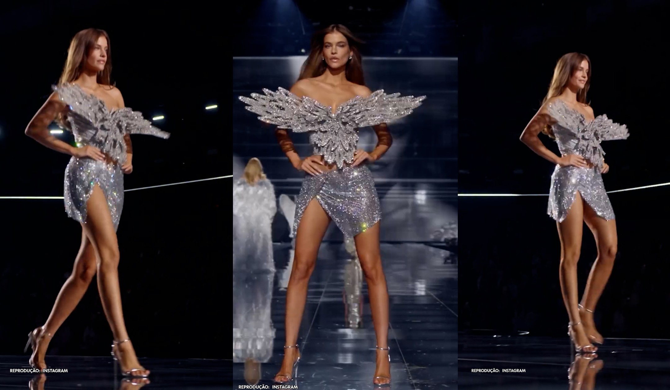 Barbara Palvin retorna às passarelas semanas após dar à luz