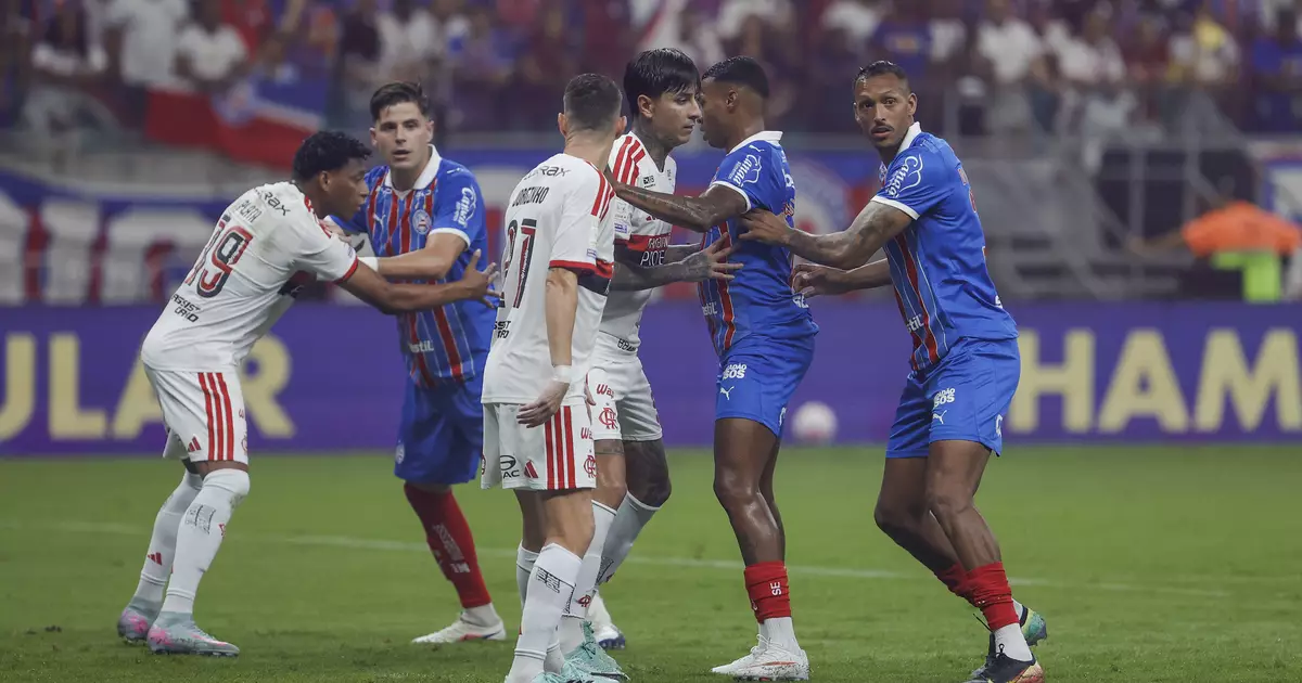 Bahia perde dois jogadores suspensos para partida contra o Santos