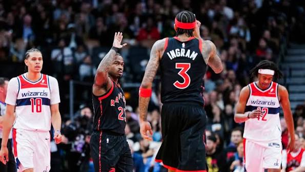 Washington Wizards e Toronto Raptors se enfrentam na NBA