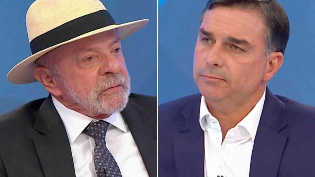 Pesquisa eleitoral aponta empate técnico entre Flávio e Lula